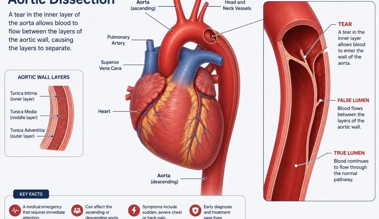 aortic dissection symptoms,aortic dissection treatment,aortic dissection causes