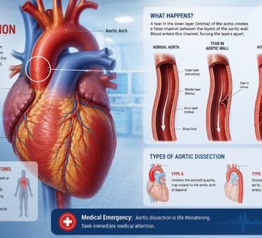 aortic dissection symptoms,aortic dissection causes,aortic dissection treatment
